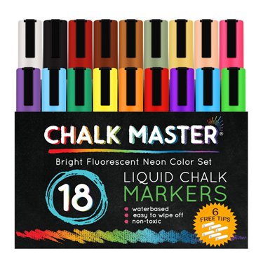 Chalkmaster : CMTLC-18* ปากกาชอล์ก Liquid Chalk Markers
