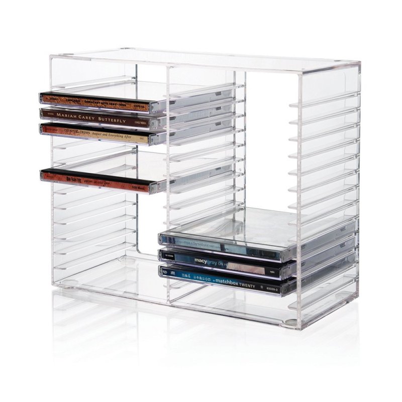US Acrylic USA6101* ชั้นเก็บแผ่นซีดี Stackable CD Holder ­ holds 30 CD