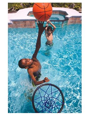 Swim Ways : SWY00381* ของเล่นในสระน้ำ 2-in-1 Game - Basketball and Volleyball 1
