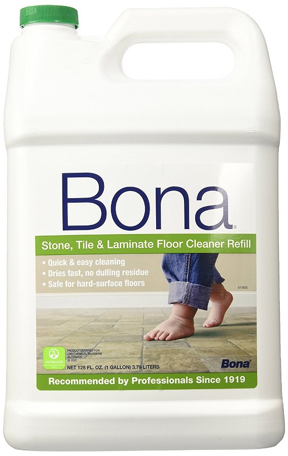 Bona : BNAWM700018172* น้ำยาทำความสะอาดพื้น Stone Tile and Laminate Floor Cleaner Refill, 128-Ounce