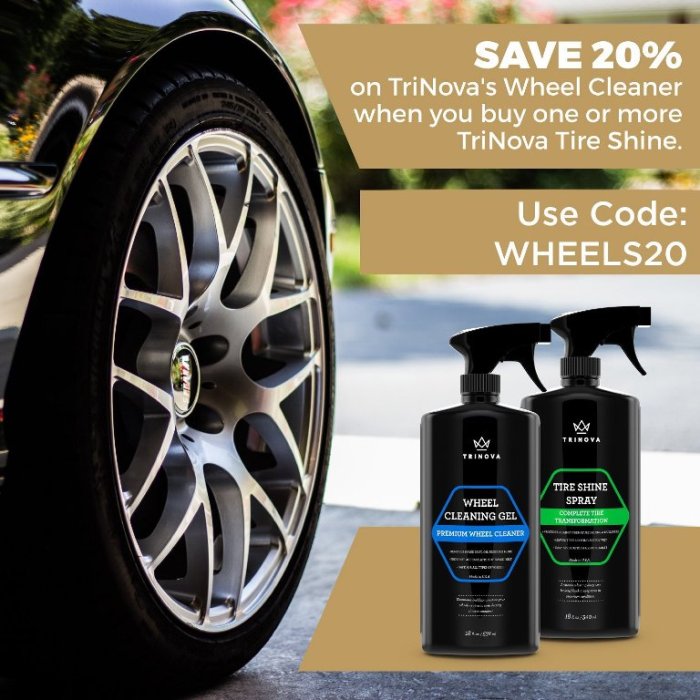 TriNova : TNVTIRESHINE* สเปรย์เช็ดล้อรถ Tire Shine Spray 4