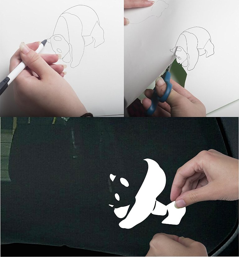 EZ Craft USA ECRAMZ001* กระดาษสติ๊กเกอร์ Permanent Adhesive Backed