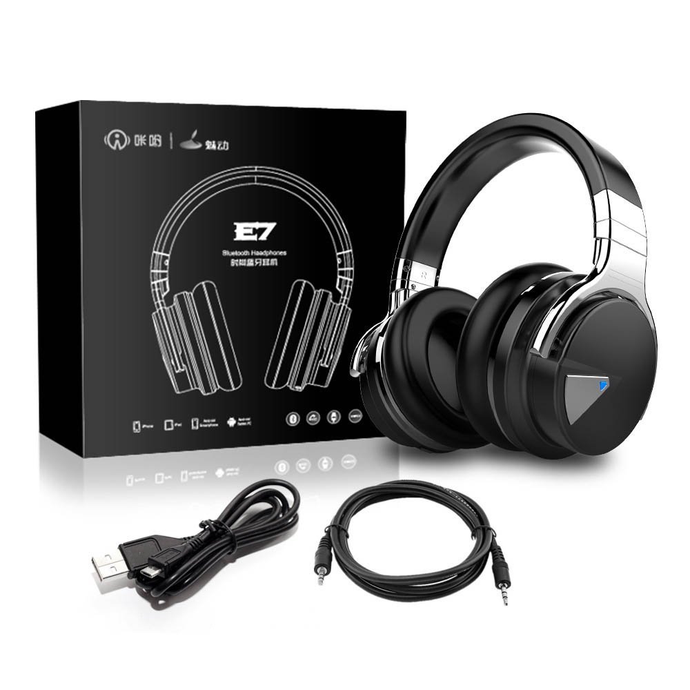 COWIN : CWNE7ANC* หูฟัง E-7 Active Noise Cancelling Wireless Bluetooth Over-ear Stereo Headphones 3
