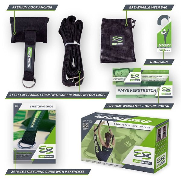 EverStretch : ESTAMZ001* ชุดเชือกสำหรับออกกำลังกาย Leg Stretcher 1