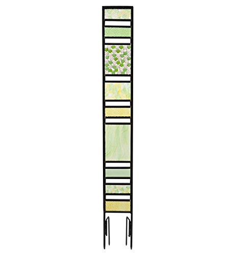 Plow  Hearth : PNH54944-GR* อุปกรณ์ตกแต่งสวน Framed Glass Garden Panel, in Green