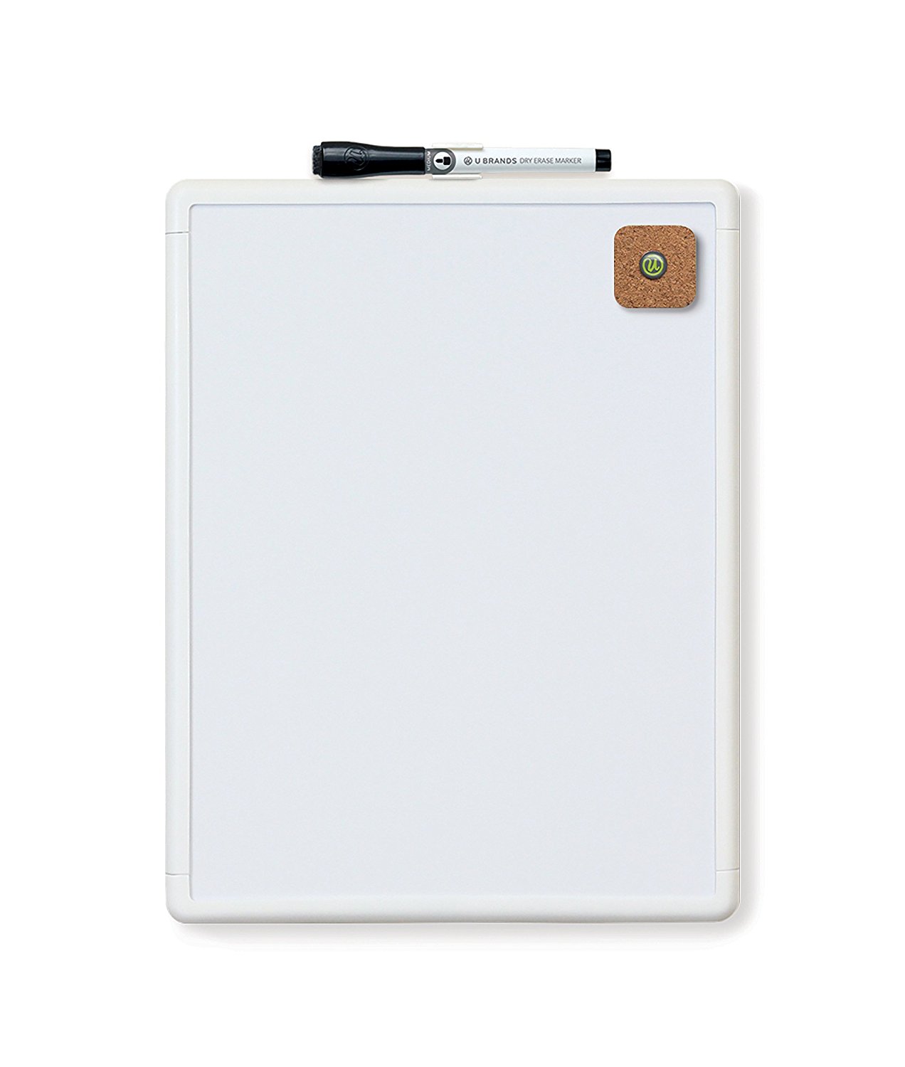 U Brands : UBD251U00-04* กระดานไวท์บอร์ดพร้อมปากกา Contempo Magnetic Dry Erase Board, 8.5 x 11 Inche