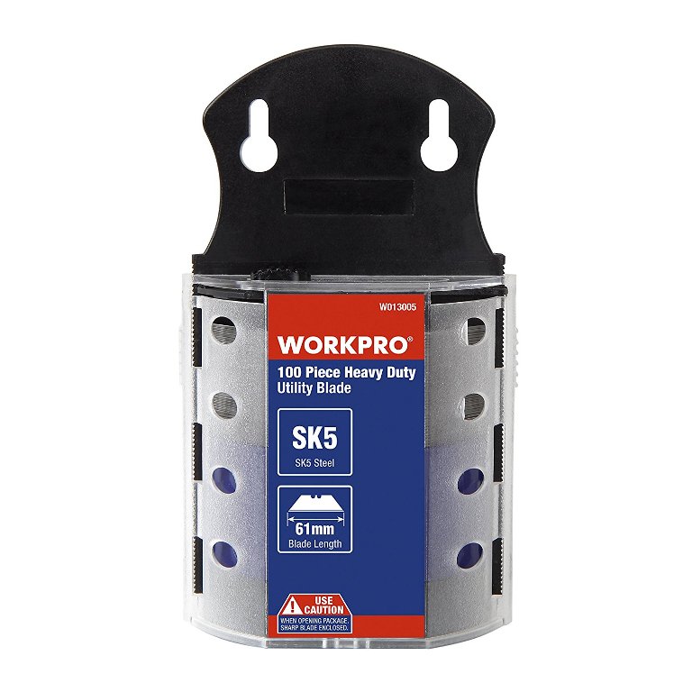 WORKPRO : WKPW013005A* ใบมีดคัดเตอร์ Utility Knife Blades Dispenser