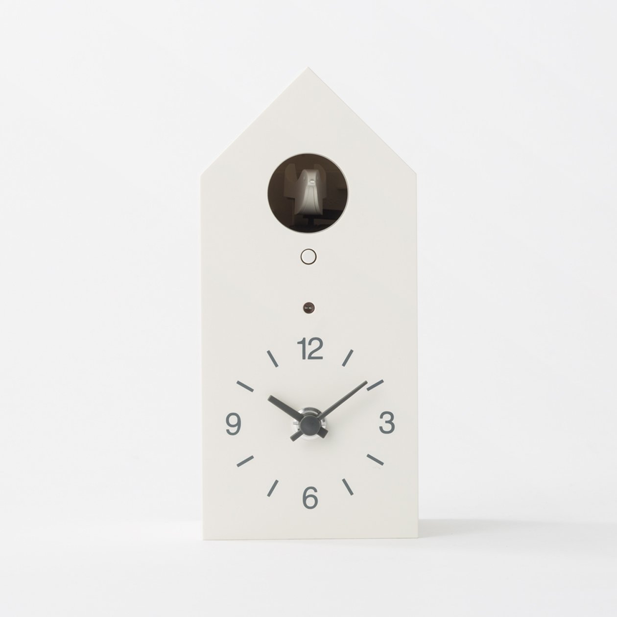 Muji : Mujamz002* นาฬิกาตั้งโต๊ะ Cuckoo Clock White Standard Size