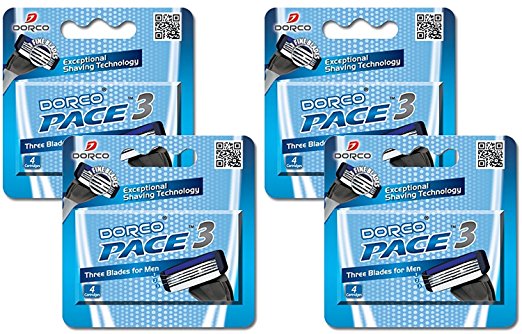 DORCO : DRCAMZ004* ใบมีดโกน Pace 3 Value Pack (16 Cartridges)
