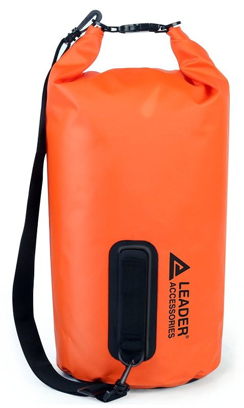 Leader Accessories : LDAAMZ001OR* กระเป๋ากันน้ำ 10L Heavy Duty Vinyl Waterproof Dry Bag