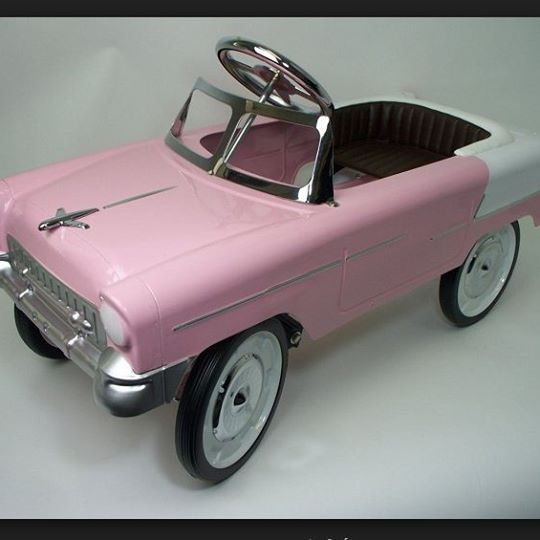 C  N Reproductions Inc. : CNRPCP55* รถของเล่น Model 55 Classic Pedal Car Pink