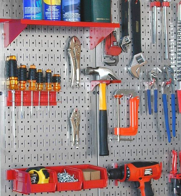 WCT30P3232GV* Wall Control Galvanized Steel Pegboard Pack