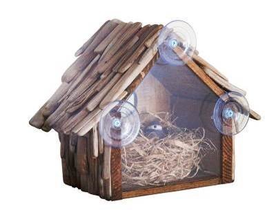 Inspire and Imagine : INIAMZ001* บ้านนก Driftwood Rear View Birdhouse