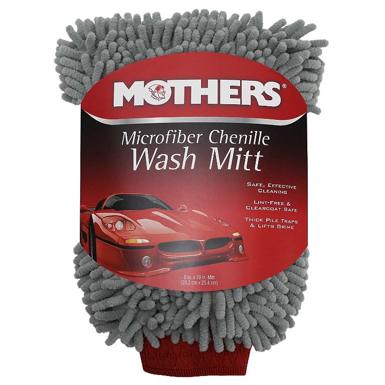 Mothers : MTH968801* ถุงมือผ้า Premium Chenille Car Wash Mitt