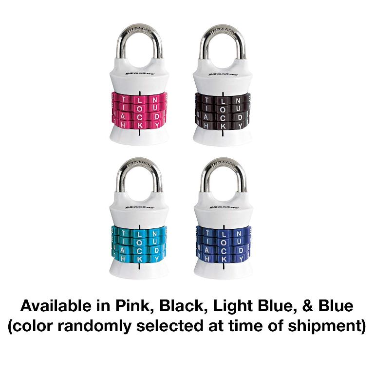 Master Lock MTL1535DWD* กุญแจรหัส Padlock Set Your Own Word