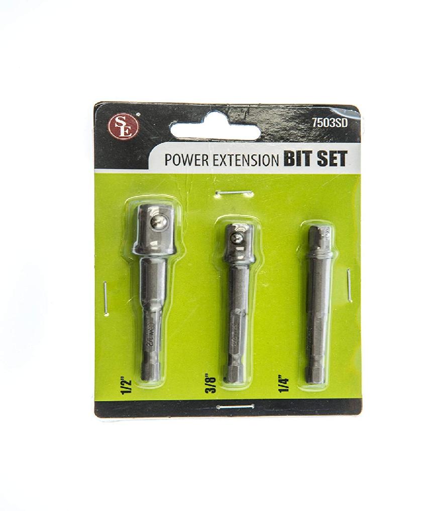 SE : SE7503SD* ข้อต่อประแจบล๊อก Power Extension Bit Set