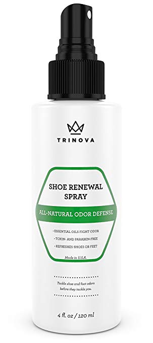 TriNova : TNVAMZ001* สเปรย์ระงับกลิ่นรองเท้า Natural Shoe Deodorizer 4oz.