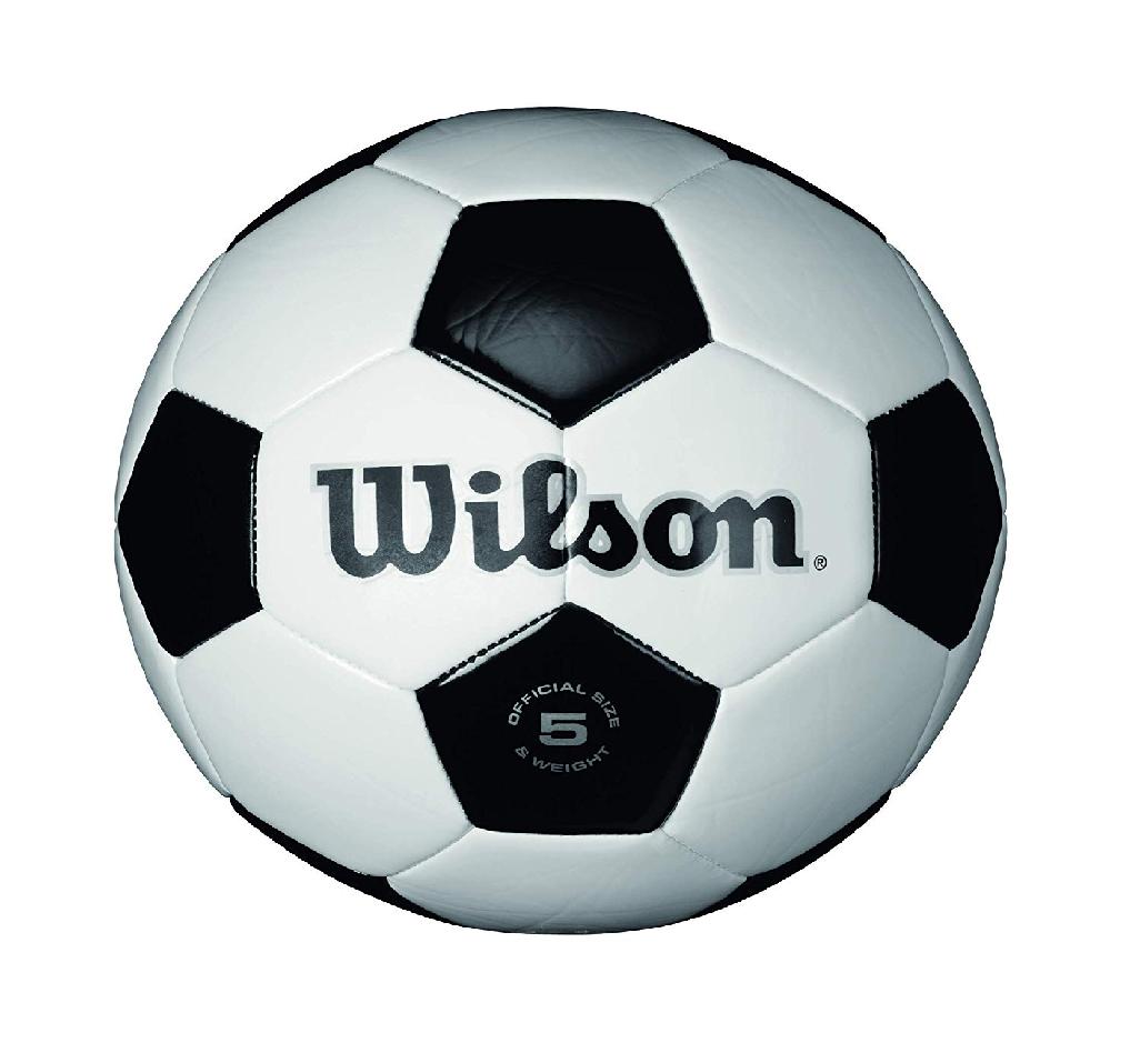 Wilson : WLSWTH8755* ลูกฟุตบอลเบอร์5 Traditional Soccer Ball Size5
