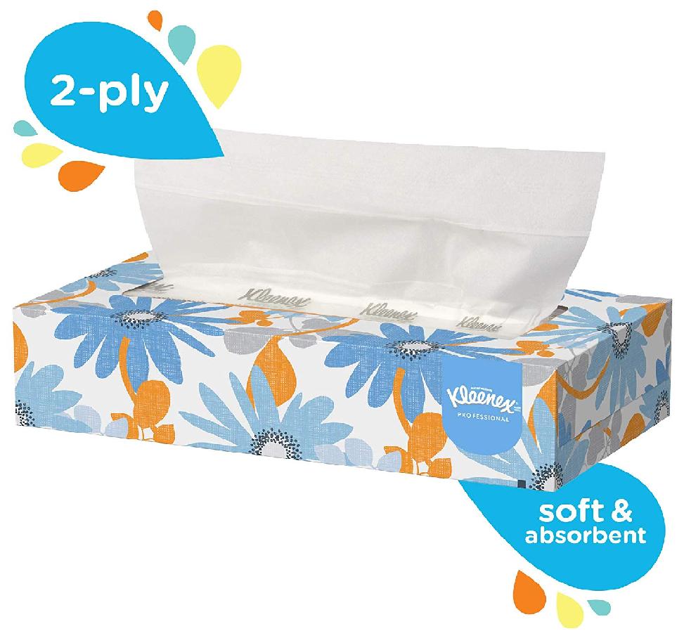 Kleenex : KNX03076* กระดาษทิชชู่ Professional Facial Tissue 1pk.