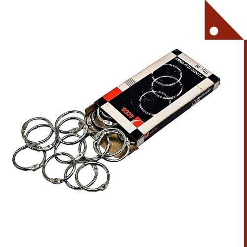 ACCO : ACO1INCH* ห่วงแฟ้มแบบหลวม (กล่องไม่สวย) Loose Leaf Binder Rings, 1 Inch
