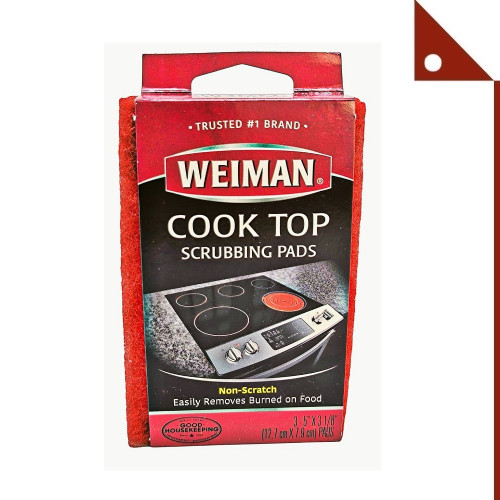 Weiman : WIM00045* แผ่นขัดทำความสะอาดเตาไฟฟ้า Products Cook Top Scrubbing Pad