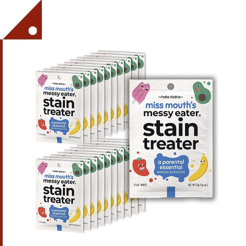 THE HATE STAINS : THSMM-SST-25P* ผ้าเปียกกำจัดคราบสกปรก Miss Mouth Stain Treater, 25 Count