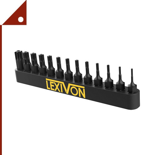 LEXIVON : LXVLX-301* ชุดดอกไขควงหกเหลี่ยม Tamper Proof Torx Bit Set