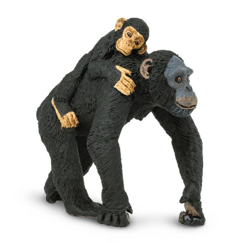 Safari Ltd. : SFR295929 โมเดลสัตว์ Chimpanzee with Baby