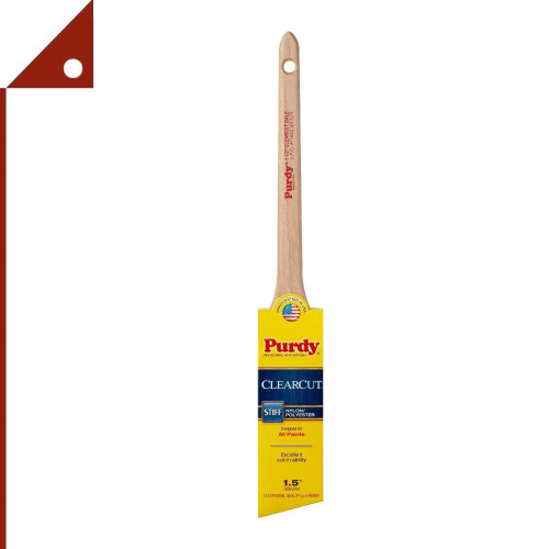 Purdy : PRD144080115* แปรงทาสี Clearcut Series Dale Angular Trim Paint Brush, 1-1/2 Inch