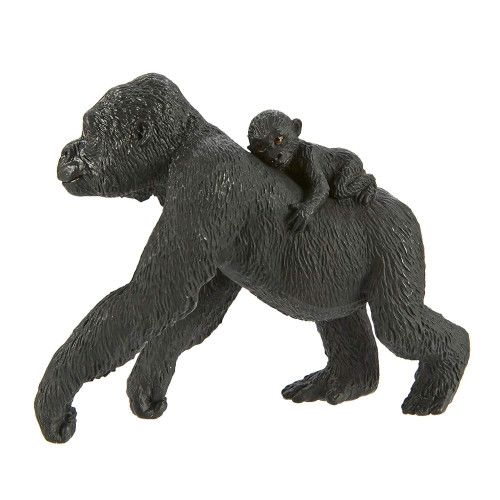 Safari Ltd. : SFR294729* โมเดลสัตว์ Lowland Gorilla With Baby