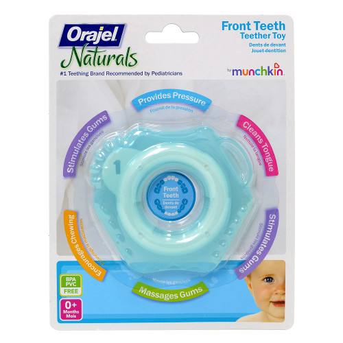 Munchkin : MNK11322 ยางกัดสำหรับเด็ก (คละสี) Orajel Front Teeth Teether Toy