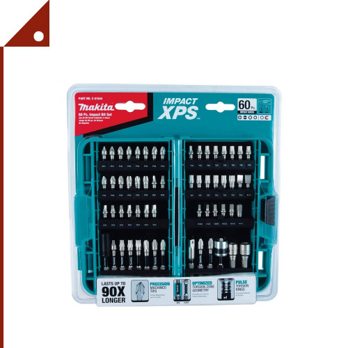 Makita Mkte 01644 ชุดดอกไขควง Impact Xps 60 Piece Impact Bit Set 5912