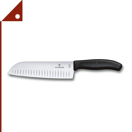Victorinox : VRN6.8523.17* มีดสวิส 7 Inch Swiss Classic Santoku Knife with Granton Blade