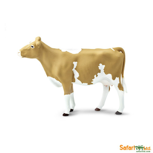 Safari Ltd. : SFR162029 โมเดลวัว Guernsey Cow