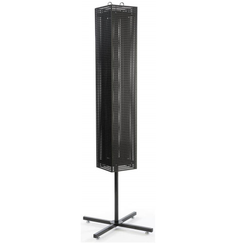 Displays2go : D2GMD4PFSBK* ดิสเพล์เพ็กบอร์ด 68 inch Floor Pegboard Retail Spinner Rack