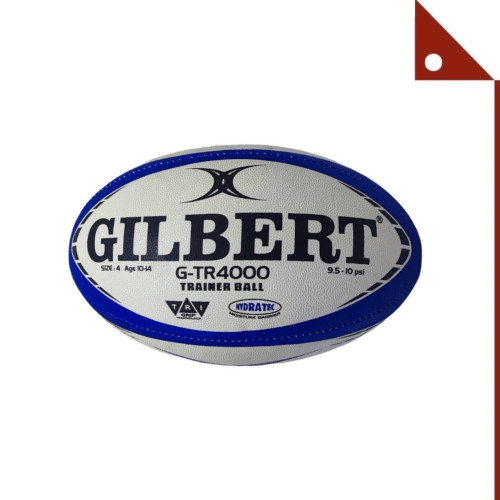 Gilbert : GIB42098104* ลูกรักบี้  สำหรับฝึกซ้อม G-TR4000 Training Rugby Ball, Navy, Size 4