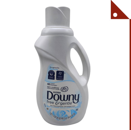 Downy : DWN35819* น้ำยาปรับผ้านุ่ม Ultra Plus Free & Gentle Fabric Softener, Concentrated, 34oz.
