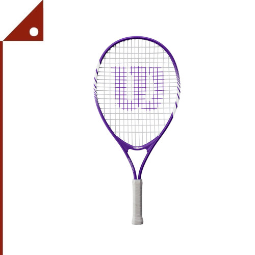 Wilson : WLSWR025910U* ไม้เทนนิสสำหรับเด็ก Serena Junior Tennis Racket Purple, 23 Inch.