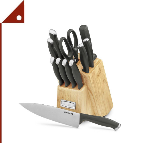 Cuisinart : CSNC77SSB-12P* ชุดมีดทำครัว Color Pro Collection 12 Piece Knife Block Set, Black