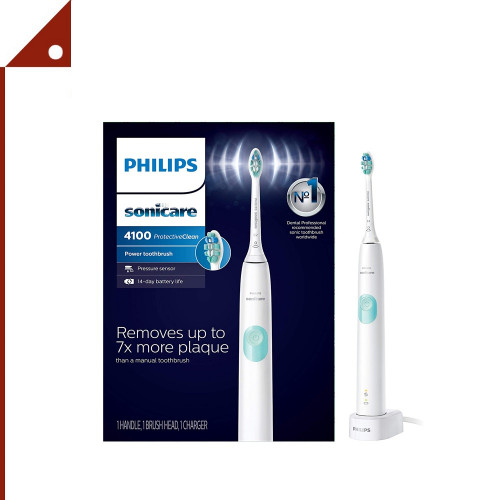Philips : PILHX6817-01* แปรงสีฟันไฟฟ้า Sonicare Protective Clean 4100, White