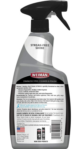 : WIM108P-22* น้ำยาทำความสะอาด Stainless Steel Cleaner and Polish 22oz. 1