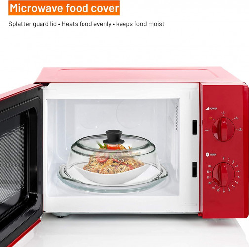 Bezrat BZTAMZ001* ฝาครอบอาหารสำหรับไมโครเวฟ Microwave Tall Glass