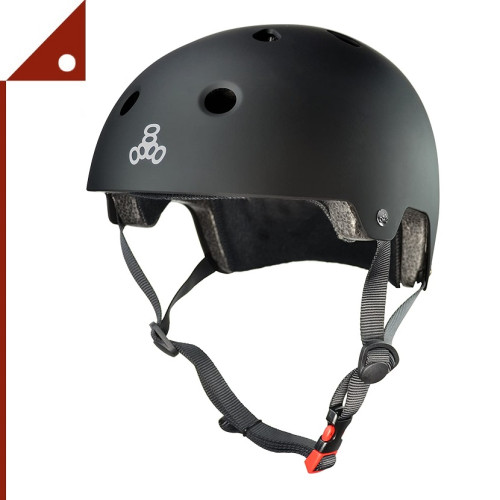 Triple Eight : TPE3028-XL *หมวกกันน็อค Dual Certified Bike Skateboard Helmet, Black (สีดำ)