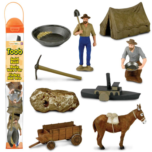 Safari Ltd. : SFR110481* โมเดล ยุคขุดทองในอเมริกา Gold Rush