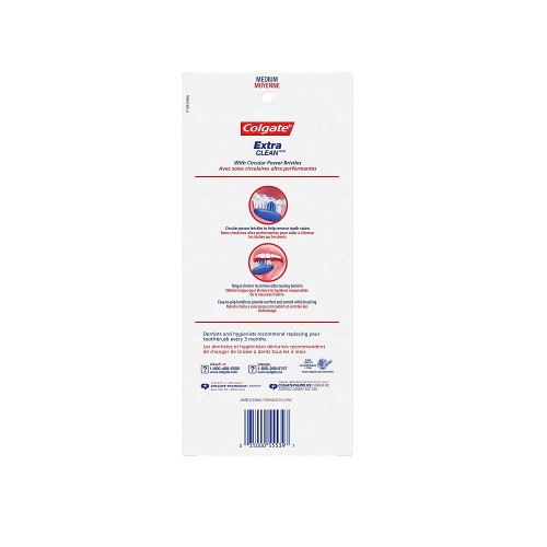 Colgate : CLGEC-6* แปรงสีฟัน Extra Clean Full Head Toothbrush 6-pk 3