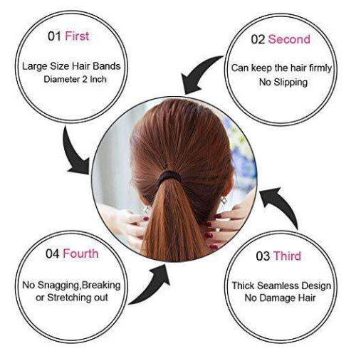 J-MEE : JME20161203* สายรัดผม Thick Seamless Cotton Hair Bands 5