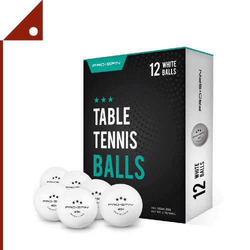 PRO SPIN : PSPTTB-012-W* ลูกปิงปอง Ping Pong Balls White, 12 Balls