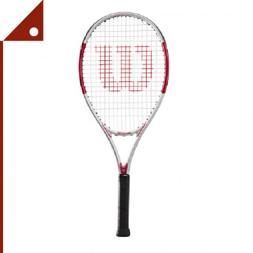 Wilson : WLSWR019520U2* ไม้เทนนิส Intrigue Ladies Women's Tennis Racket, Grip Size 2, Pink/Silver