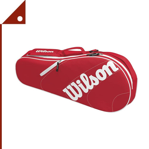 Wilson : WLSWRZ609503* กระเป๋าเก็บไม้เทนนิส Advantage Tennis Bag Series, Red