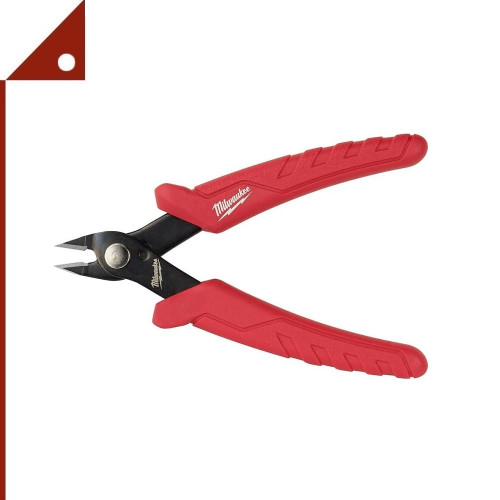 Milwaukee : MWK48-22-6105* คีมตัดสายเคเบิ้ลขนาดเล็ก  Mini Flush Cutting Pliers with Comfort Grip 5 I